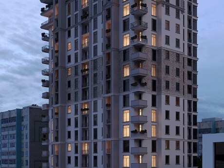 2 otaqlı yeni tikili - Həzi Aslanov m. - 77 m²