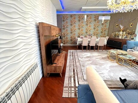4 otaqlı yeni tikili - Şah İsmayıl Xətai m. - 165.5 m²