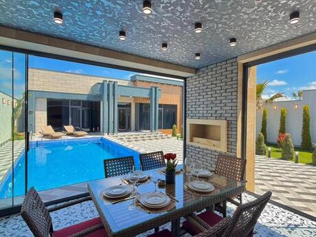 5 otaqlı həyət evi/bağ evi - Mərdəkan q. - 180 m²