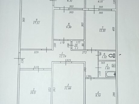 5 otaqlı köhnə tikili - Memar Əcəmi m. - 120 m²