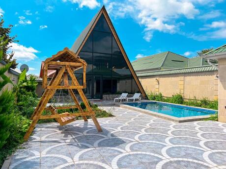 3 otaqlı həyət evi/bağ evi - Qəbələ - 85 m²