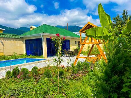 3 otaqlı həyət evi/bağ evi - Qəbələ - 85 m²