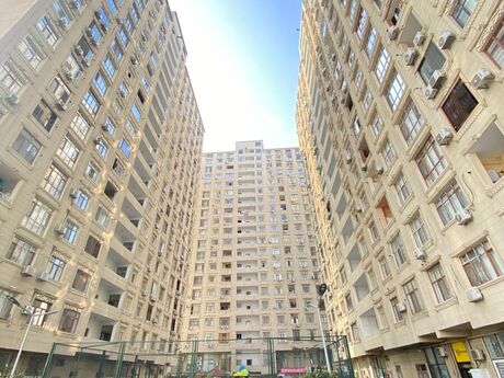 2 otaqlı yeni tikili - İnşaatçılar m. - 90 m²