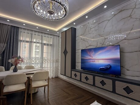 3 otaqlı yeni tikili - Qara Qarayev m. - 127 m²