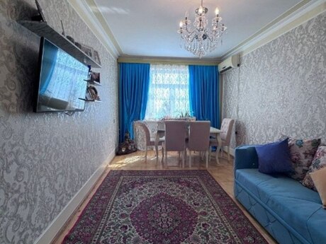 3 otaqlı köhnə tikili - Yeni Günəşli q. - 80 m²
