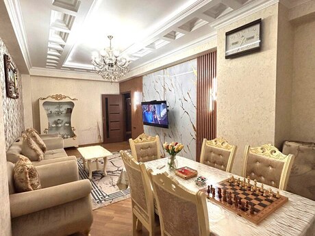 4 otaqlı yeni tikili - Həzi Aslanov m. - 124 m²