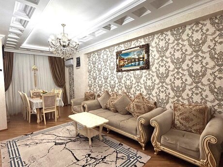 4 otaqlı yeni tikili - Həzi Aslanov m. - 124 m²