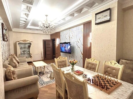 4 otaqlı yeni tikili - Həzi Aslanov m. - 130 m²