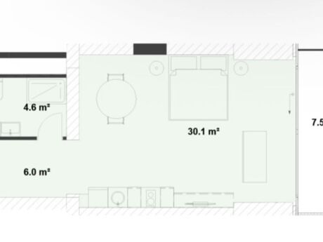 1 otaqlı yeni tikili - Sabunçu r. - 57 m²