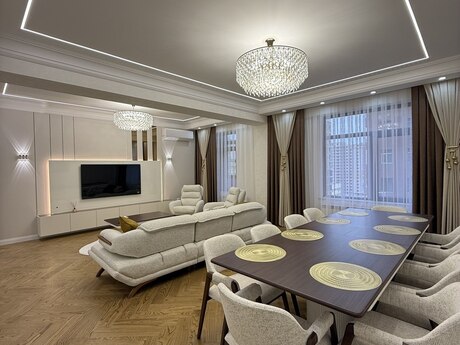 4 otaqlı yeni tikili - Nəsimi r. - 206 m²