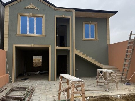 3 otaqlı həyət evi/bağ evi - Qobu q. - 135 m²