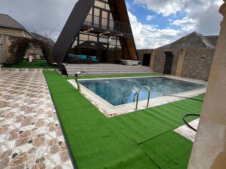 4 otaqlı həyət evi/bağ evi - Qəbələ - 200 m²