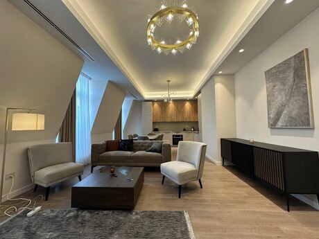 3 otaqlı yeni tikili - Ağ şəhər q. - 110 m²