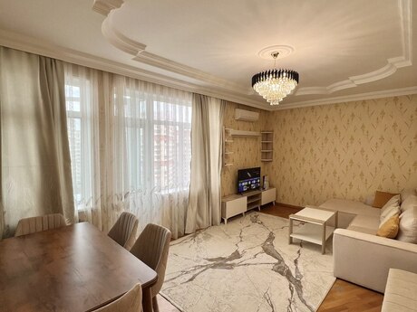 2 otaqlı yeni tikili - Həzi Aslanov q. - 80 m²