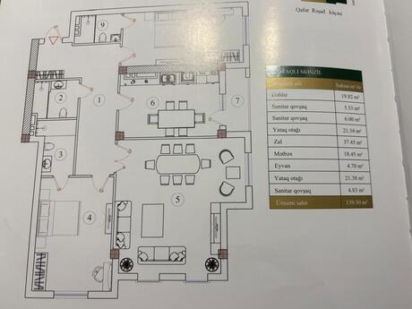 3-room apartment, 140 m², Nəriman Nərimanov: 460 000 ₼ 4