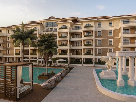 2-комн. новостройка - пос. Sea Breeze - 66.5 м²