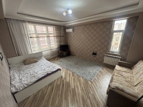 1 otaqlı yeni tikili - Şah İsmayıl Xətai m. - 52 m²