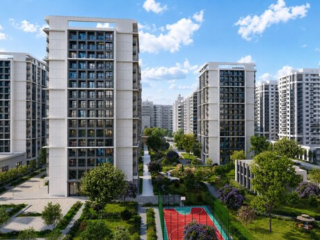 4 otaqlı yeni tikili - Koroğlu m. - 172.8 m²