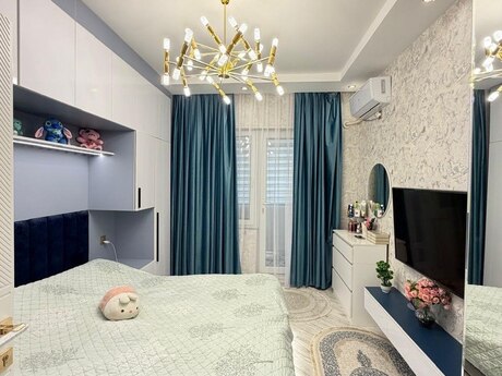2 otaqlı köhnə tikili - Yeni Günəşli q. - 65 m²