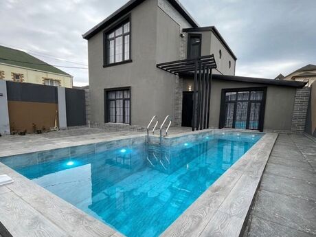 3 otaqlı həyət evi/bağ evi - Novxanı q. - 130 m²