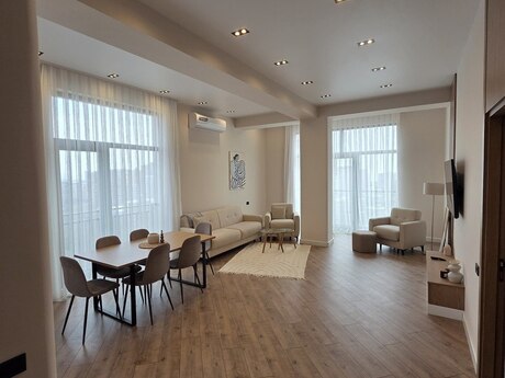 4 otaqlı yeni tikili - Nəsimi r. - 130 m²