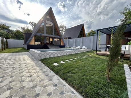 4 otaqlı həyət evi/bağ evi - Qəbələ - 120 m²