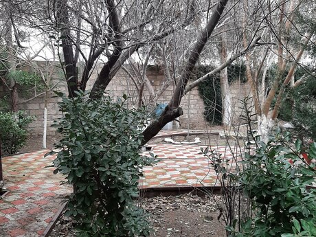 4 otaqlı həyət evi/bağ evi - Türkan q. - 120 m²