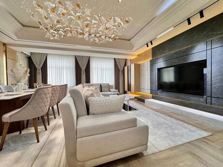 3 otaqlı yeni tikili - Ağ şəhər q. - 125 m²
