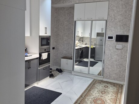 1 otaqlı yeni tikili - Şah İsmayıl Xətai m. - 74 m²
