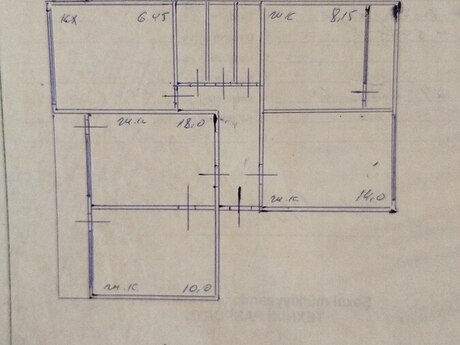 4 otaqlı köhnə tikili - Avtovağzal m. - 75 m²