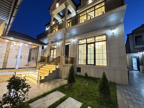5 otaqlı həyət evi/bağ evi - Qaraçuxur q. - 180 m²