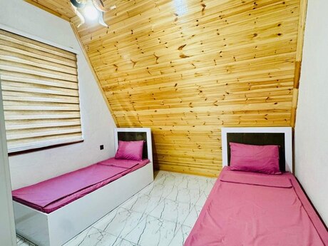 4 otaqlı həyət evi/bağ evi - Qəbələ - 96 m²