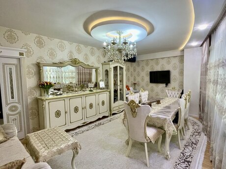3 otaqlı yeni tikili - Bakıxanov q. - 82 m²