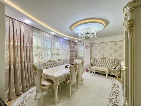 3 otaqlı yeni tikili - Bakıxanov q. - 82 m²