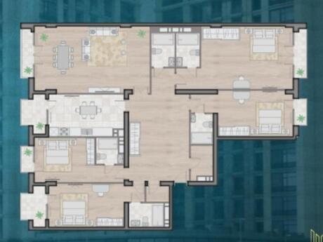 5 otaqlı yeni tikili - Nizami m. - 267 m²