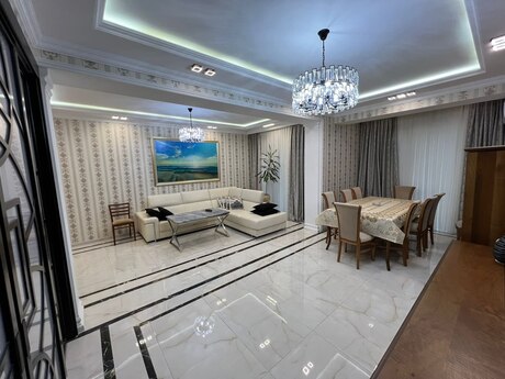 3 otaqlı yeni tikili - Həzi Aslanov q. - 127 m²