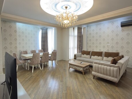 3 otaqlı yeni tikili - Nəriman Nərimanov m. - 135 m²