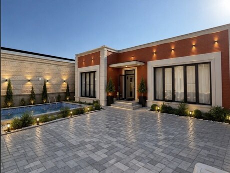 4 otaqlı həyət evi/bağ evi - Şüvəlan q. - 180 m²