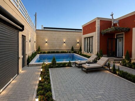 4 otaqlı həyət evi/bağ evi - Şüvəlan q. - 180 m²
