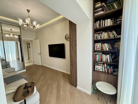 3 otaqlı yeni tikili - Şah İsmayıl Xətai m. - 91 m²