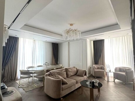 3 otaqlı yeni tikili - Nəriman Nərimanov m. - 136 m²