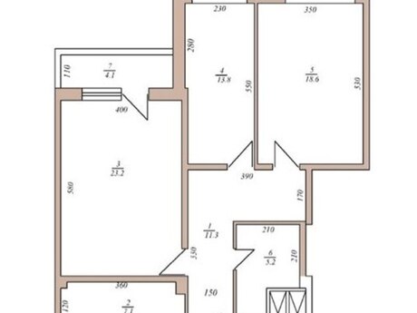 3 otaqlı yeni tikili - Əhmədli m. - 97 m²