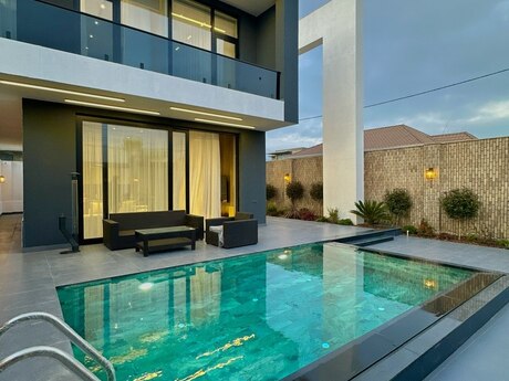 4 otaqlı həyət evi/bağ evi - Mərdəkan q. - 250 m²