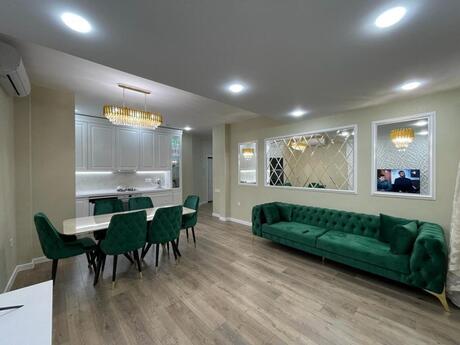 3 otaqlı yeni tikili - Şah İsmayıl Xətai m. - 105 m²