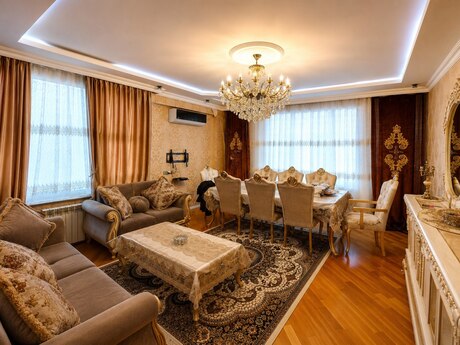 4 otaqlı yeni tikili - İnşaatçılar m. - 150 m²