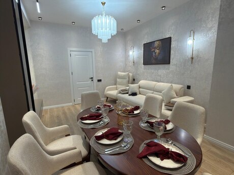 3 otaqlı yeni tikili - Həzi Aslanov m. - 77 m²