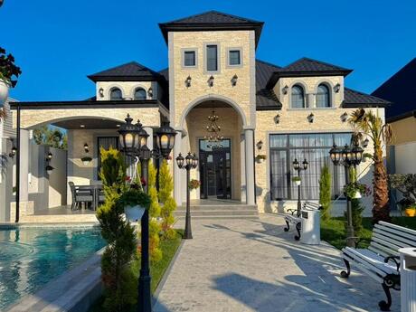 5 otaqlı həyət evi/bağ evi - Mərdəkan q. - 250 m²
