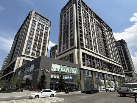 3 otaqlı yeni tikili - Şah İsmayıl Xətai m. - 127 m²