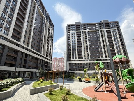3 otaqlı yeni tikili - Şah İsmayıl Xətai m. - 127 m²