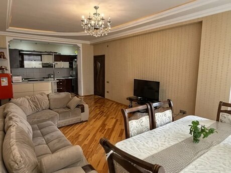 3 otaqlı yeni tikili - Şah İsmayıl Xətai m. - 88 m²